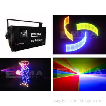 2w3D  Programmable Full Color Laser Light ILDA , Stage Lase